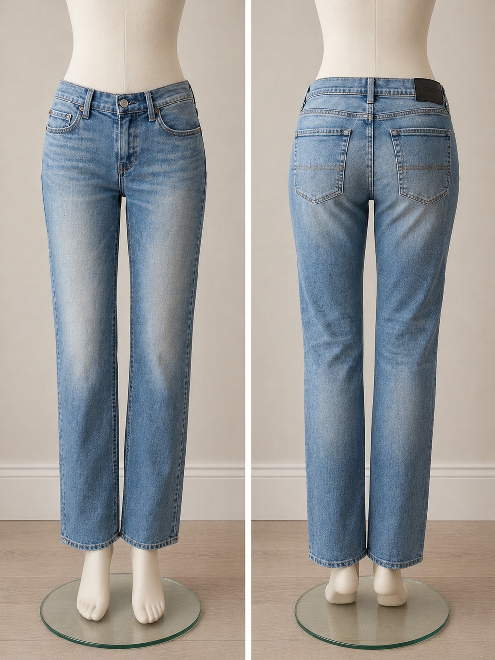 Lucky Brand Classic Straight-Leg Women’s Jeans in Light Blue